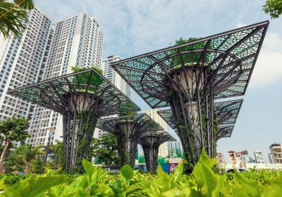 Cổng vào dự án Goldmark City